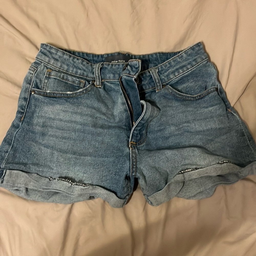 Denim shorts